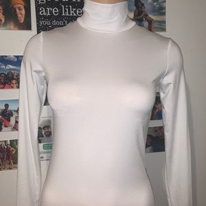 White Turtleneck
